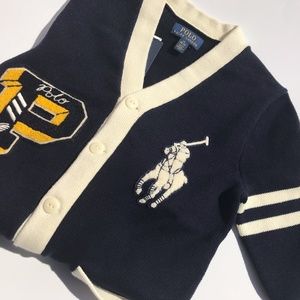 Ralph Lauren Cotton Cardigan - Boys - M (10-12)